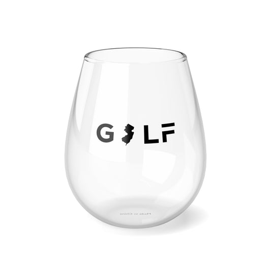 Golf Collection: Stemless Wine Glass