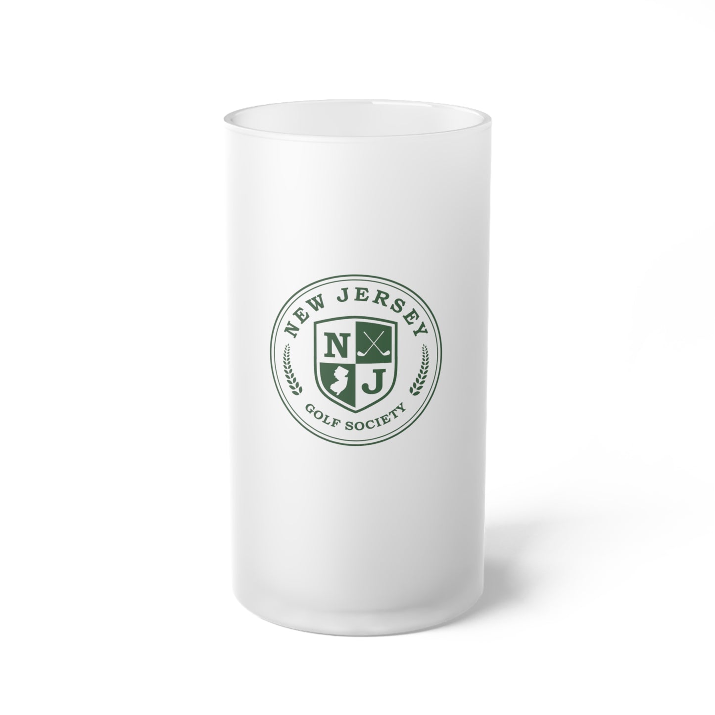 Shield Collection: Frosted Glass Beer Mug