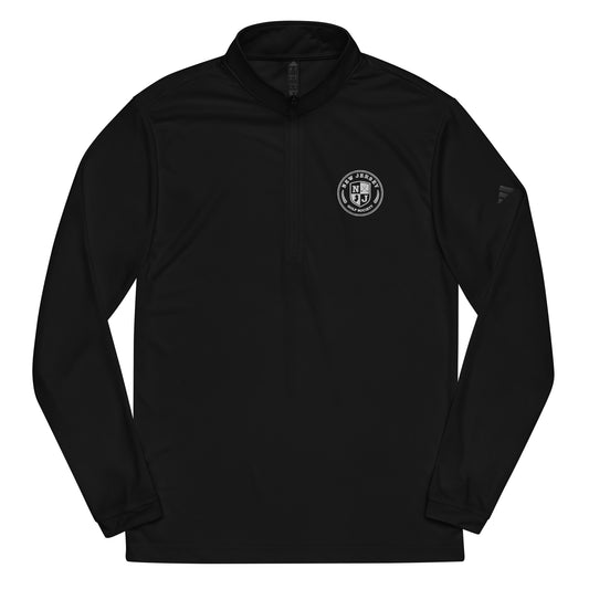 Shield Quarter Zip Pullover - White Logo (3 Color Options)