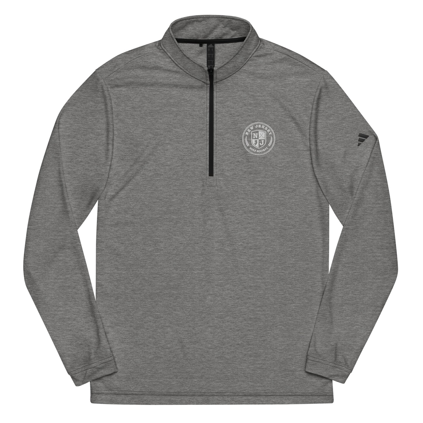 Shield Quarter Zip Pullover - White Logo (3 Color Options)