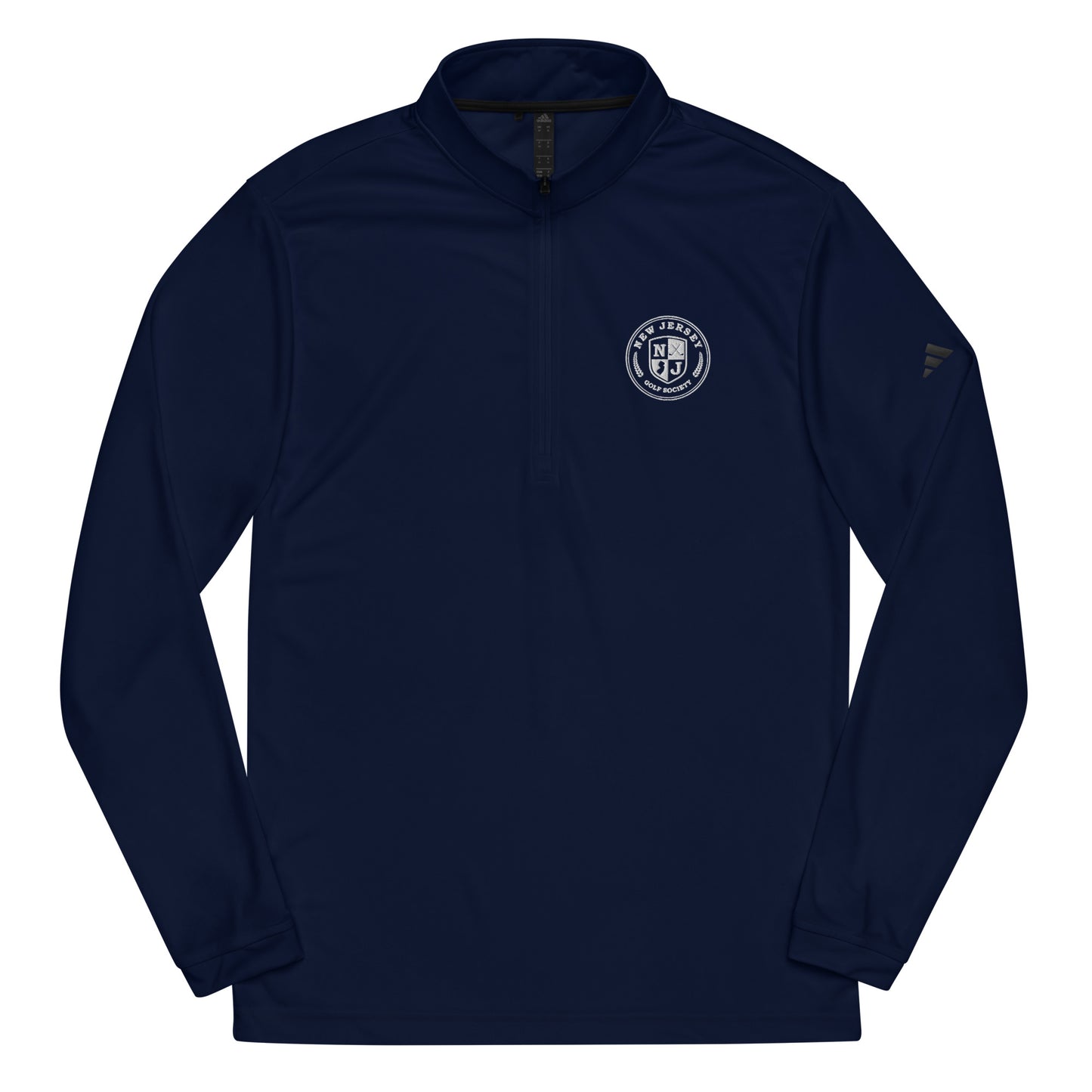 Shield Quarter Zip Pullover - White Logo (3 Color Options)