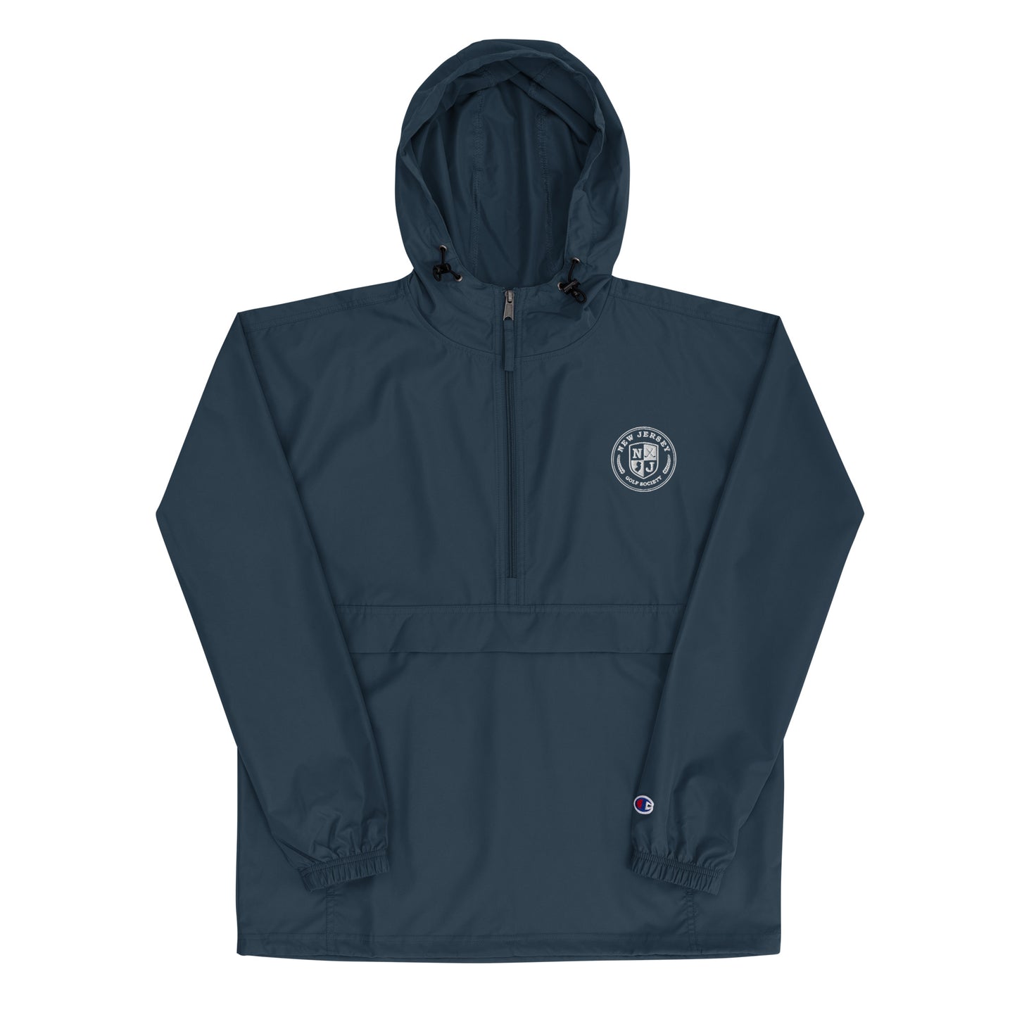 Shield Embroidered Jacket - White Logo (8 Color Options)