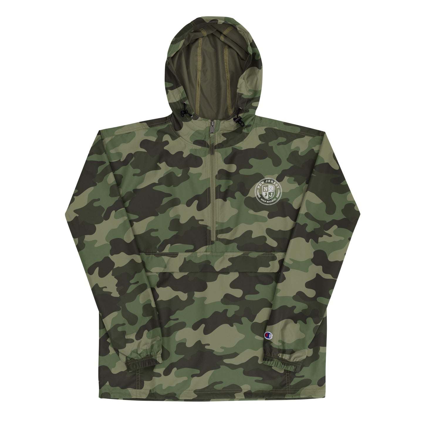 Shield Embroidered Jacket - White Logo (8 Color Options)