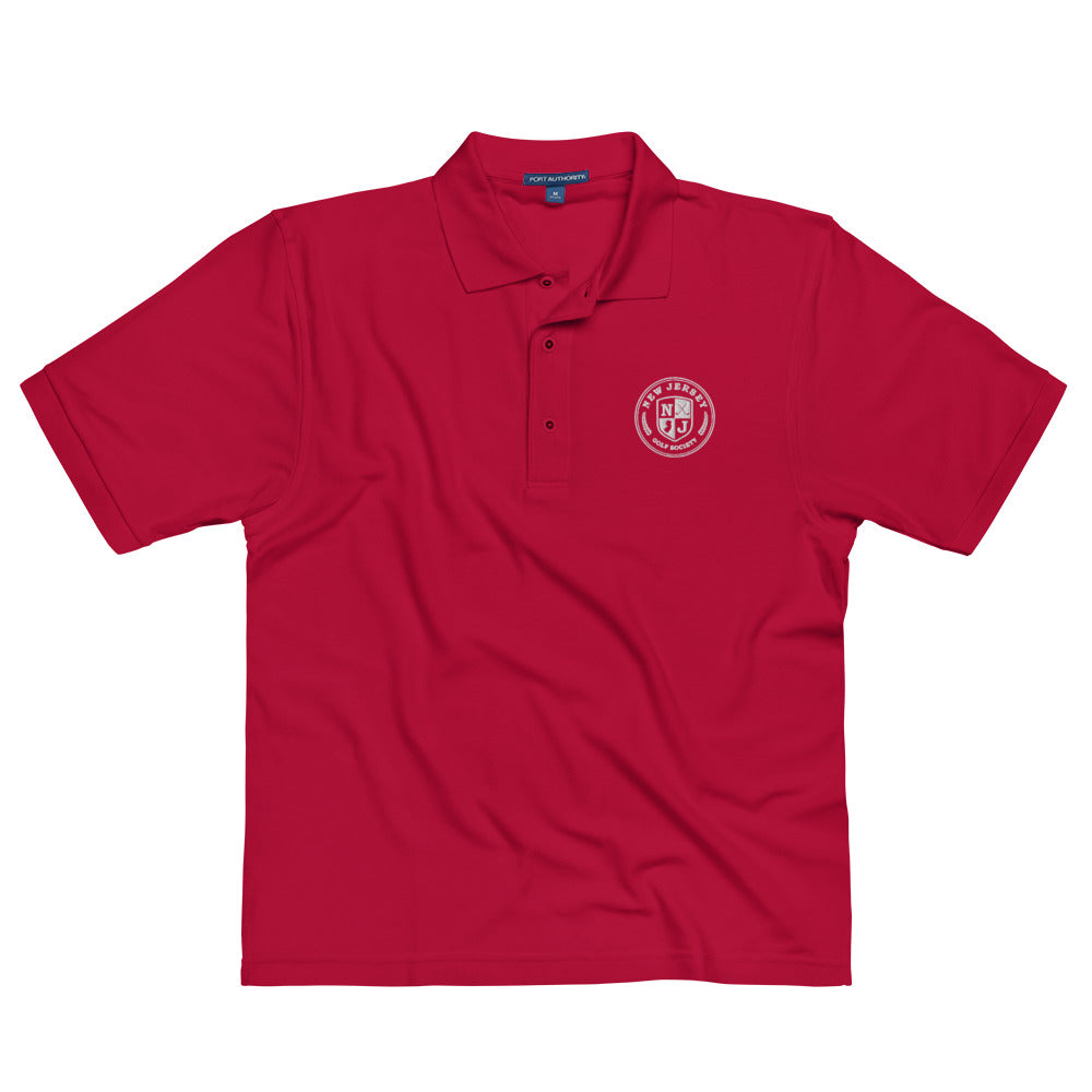 Shield Premium Polo - White Logo (6 Color Options)