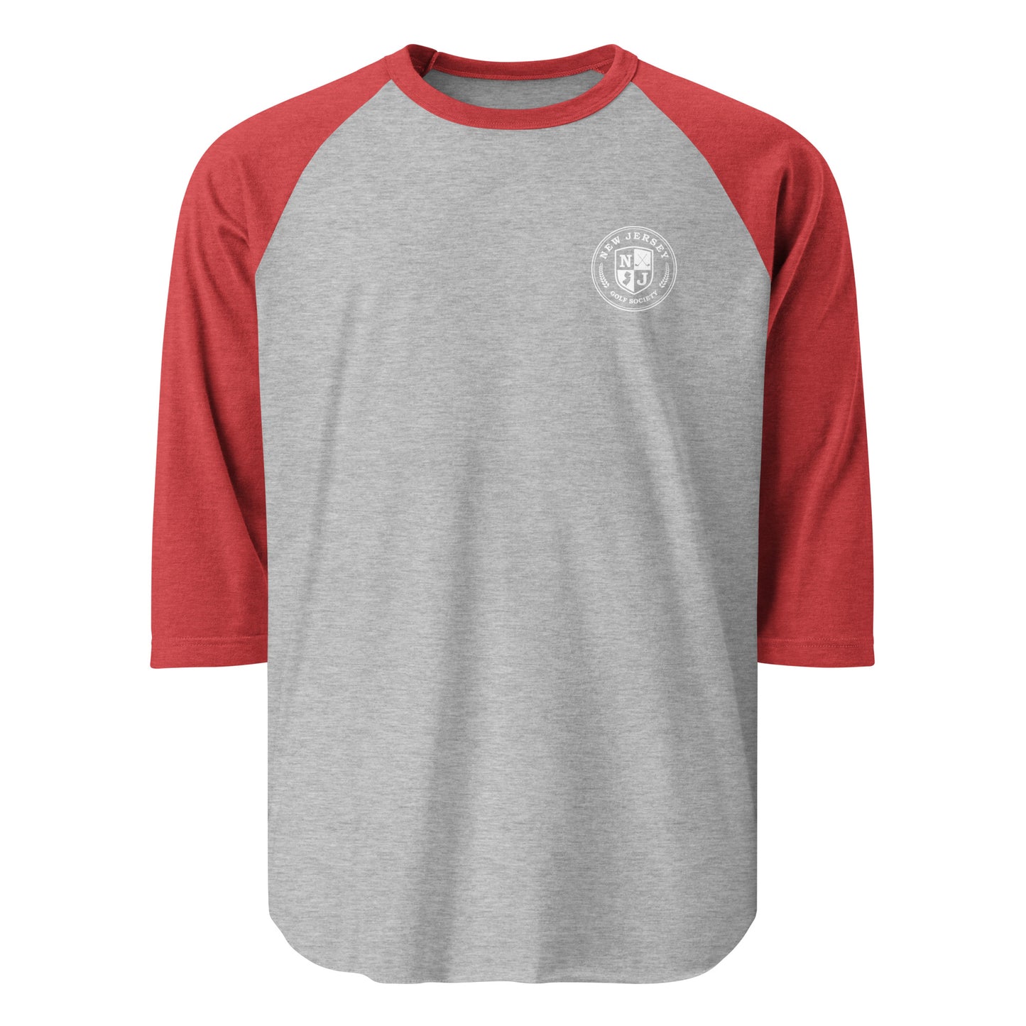 Shield 3/4 Sleeve Shirt - White Logo (5 Color Options)
